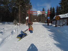  the beginning of skiing