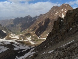   - view of Khazret-Sultan mountain