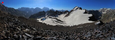      panorama from the summit to the east