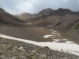      dry valleys in the upper reaches