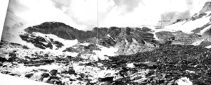 Ф43. Панорама с видом южного перевального склона пер.Музкол