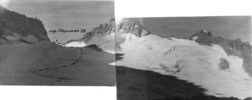 43. Вид на перевал Паришон с ледника Паришон (с севера)