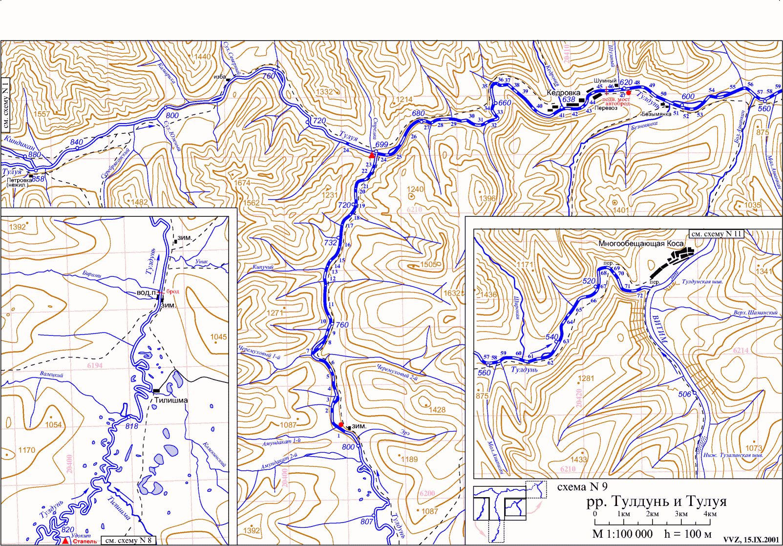 Витим карта поселка