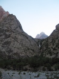 каньон в устье Желтой, который нам предстоит завтра проходить