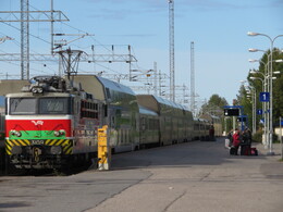 поезд в Рованиеми