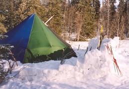 Вот такая у нас палатка