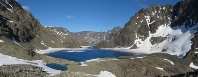 озеро 776 м на перевале от Goverdalen к Veidalen