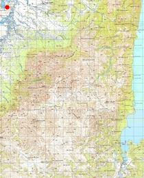 маршруты этого и других походов на карте 1:200000