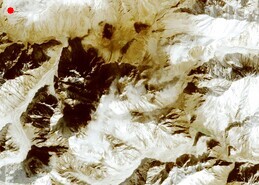 Sentinel 2023-02-23, первый снимок с завалами