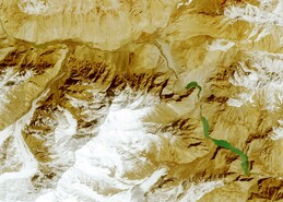 Sentinel 2023-04-12, нижние озера размыты