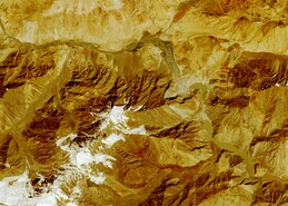 Sentinel 2024-08-06, сразу после прорыва, похоже, что ГМС и роща в устье Пшарта смыты