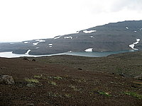 26. Вид на большое озеро-исток Геологической