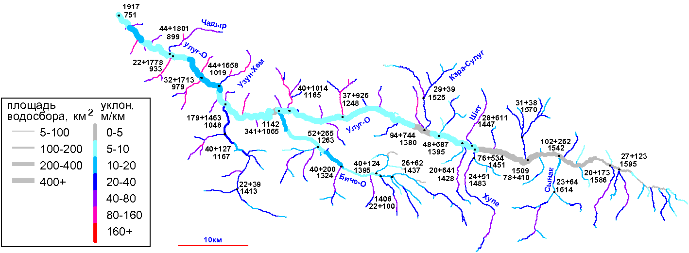 Реки курск карта