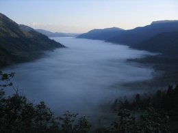 туман в долине Мал.Агула