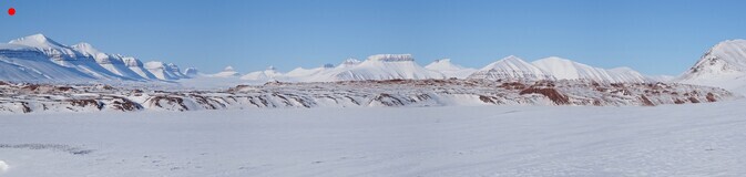 еще одна панорама верховий ледника Холмстрёма