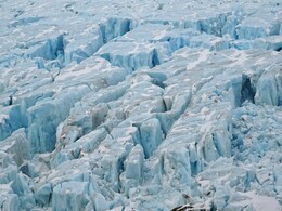 поверхность ледника
