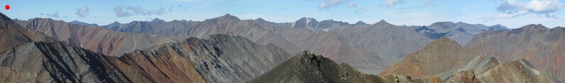 панорама массива горы Палатка