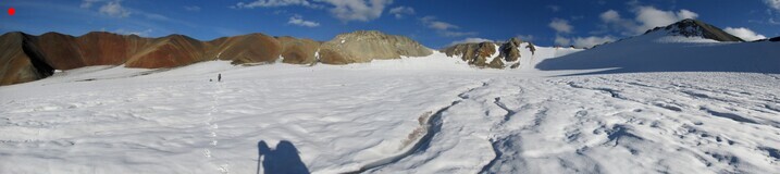 панорама верховий ледника 31