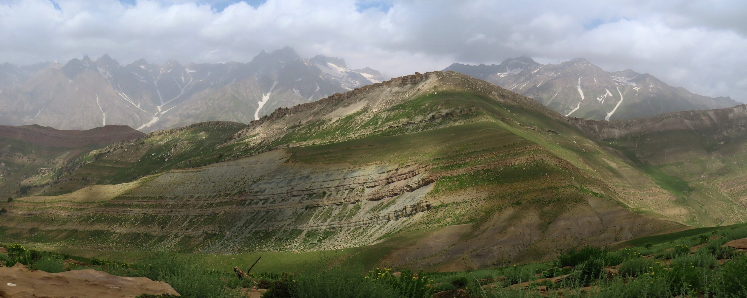     3157      the last pass and the peak 3157m before coming to Yakhob valley