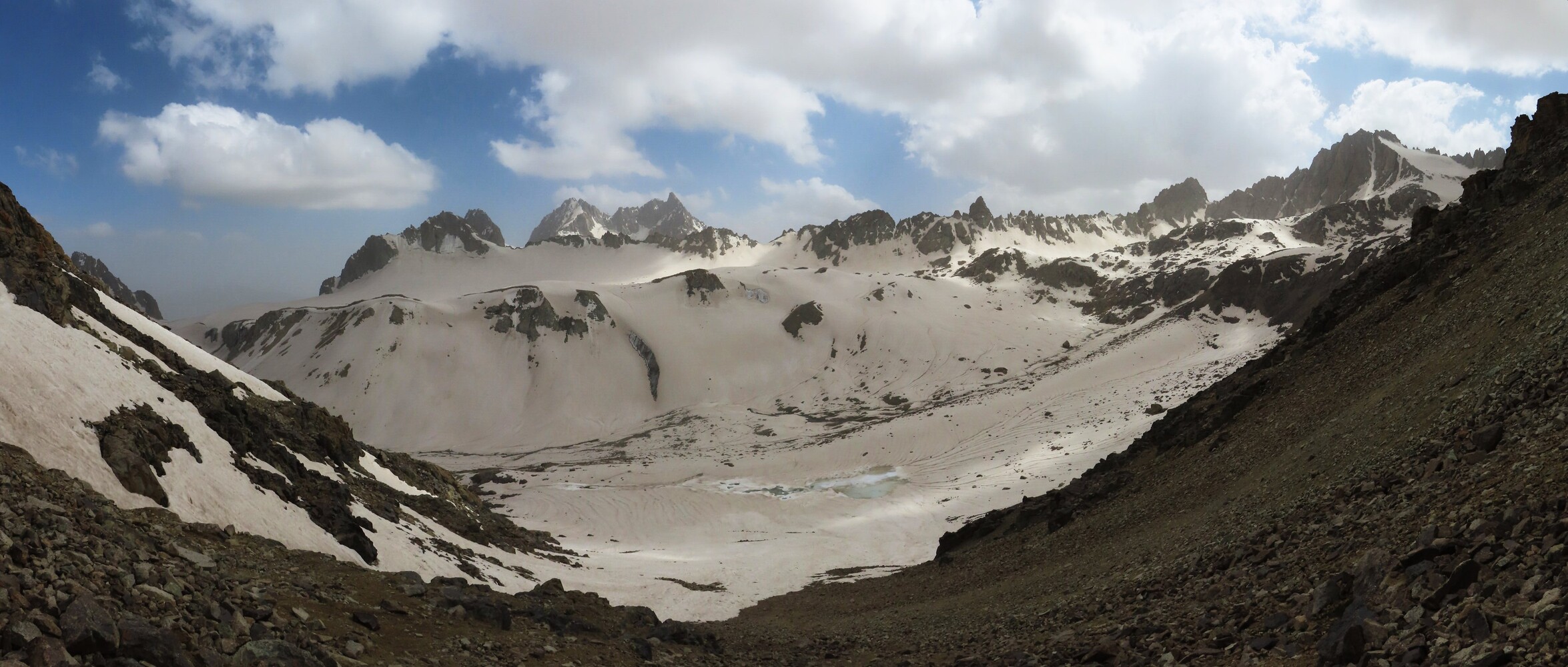      view from the pass to south