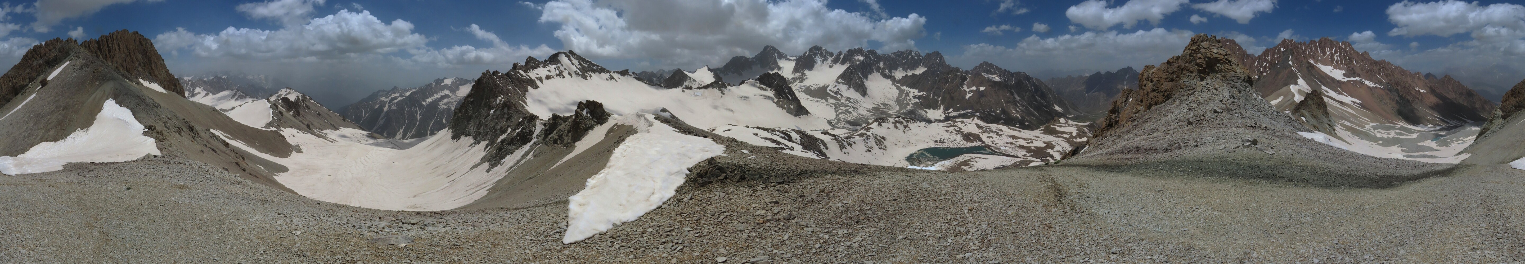      circular panorama from the junction peak