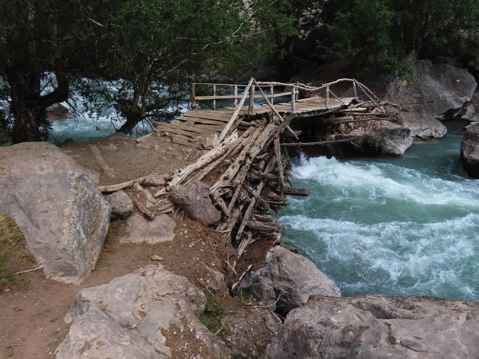 мост через Каракуль bridge across Karakul river