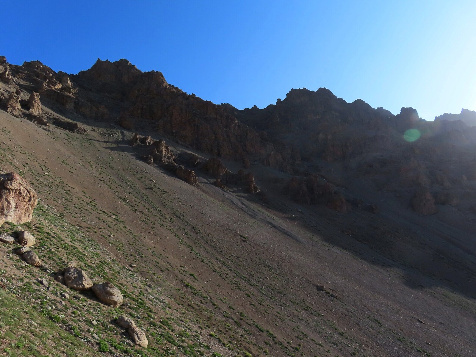    . view towards the Dutandon pass