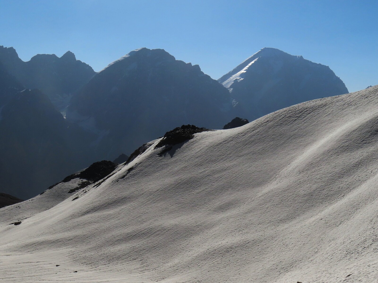        view in the direction of the Small and Big Ganza mountains