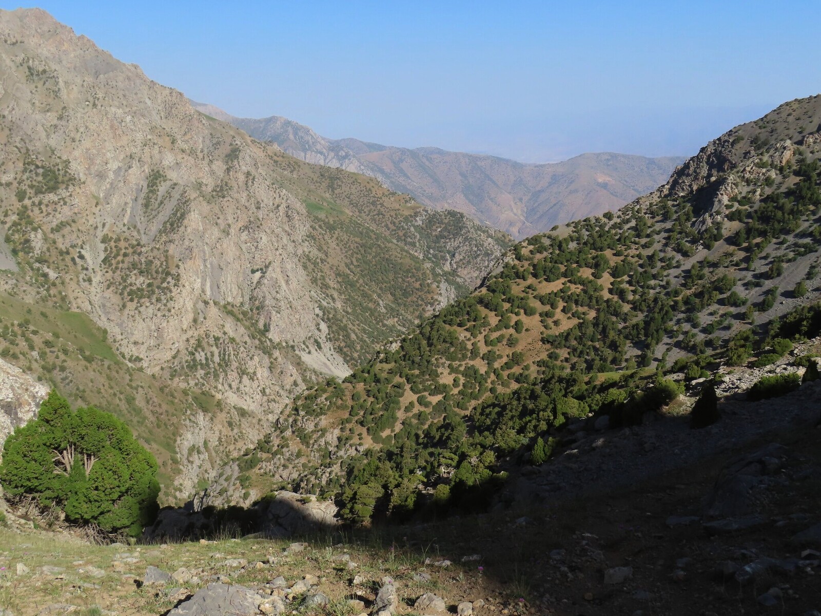           access to the next tributary and descent along it to the river