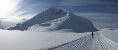 лыжная трасса и гора Tromsdaltinden