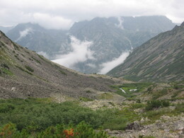 вид на долину Кичеры и наш следующий перевал