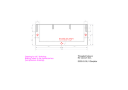 Drilling additional holes, drawing for workshop DXF(conn_box2)