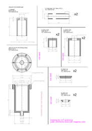 Parts, 1st drawing for workshop DXF(vc_feedthrough1)