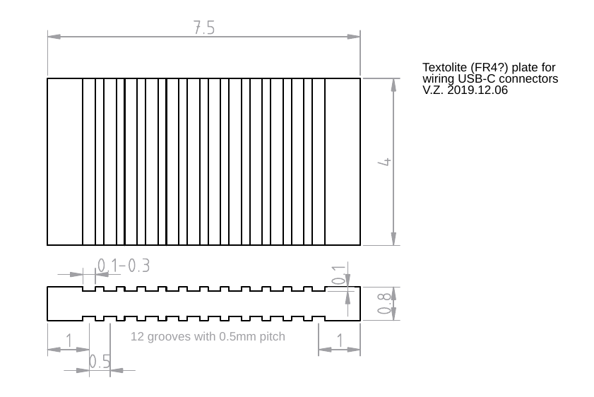 board drawing: DXF