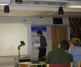 Im giving a talk about dilution refrigerators in Sweden (March 2000)