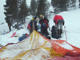 Обмерзший шатер
