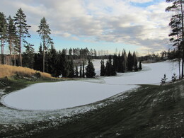 на полях для гольфа можно открывать лыжный сезон