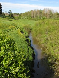 река Terttilänjoki, по которой я плавал в апреле