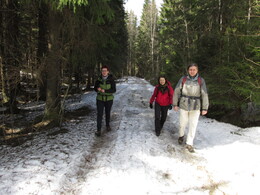 Margaret, Hanna and Ted