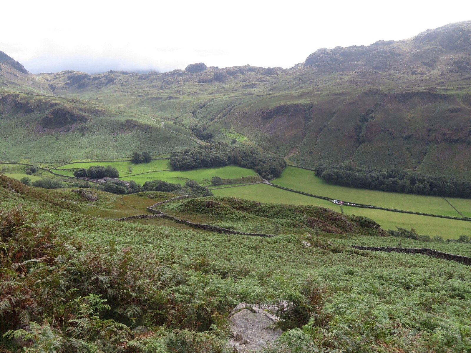 climbing Scafell