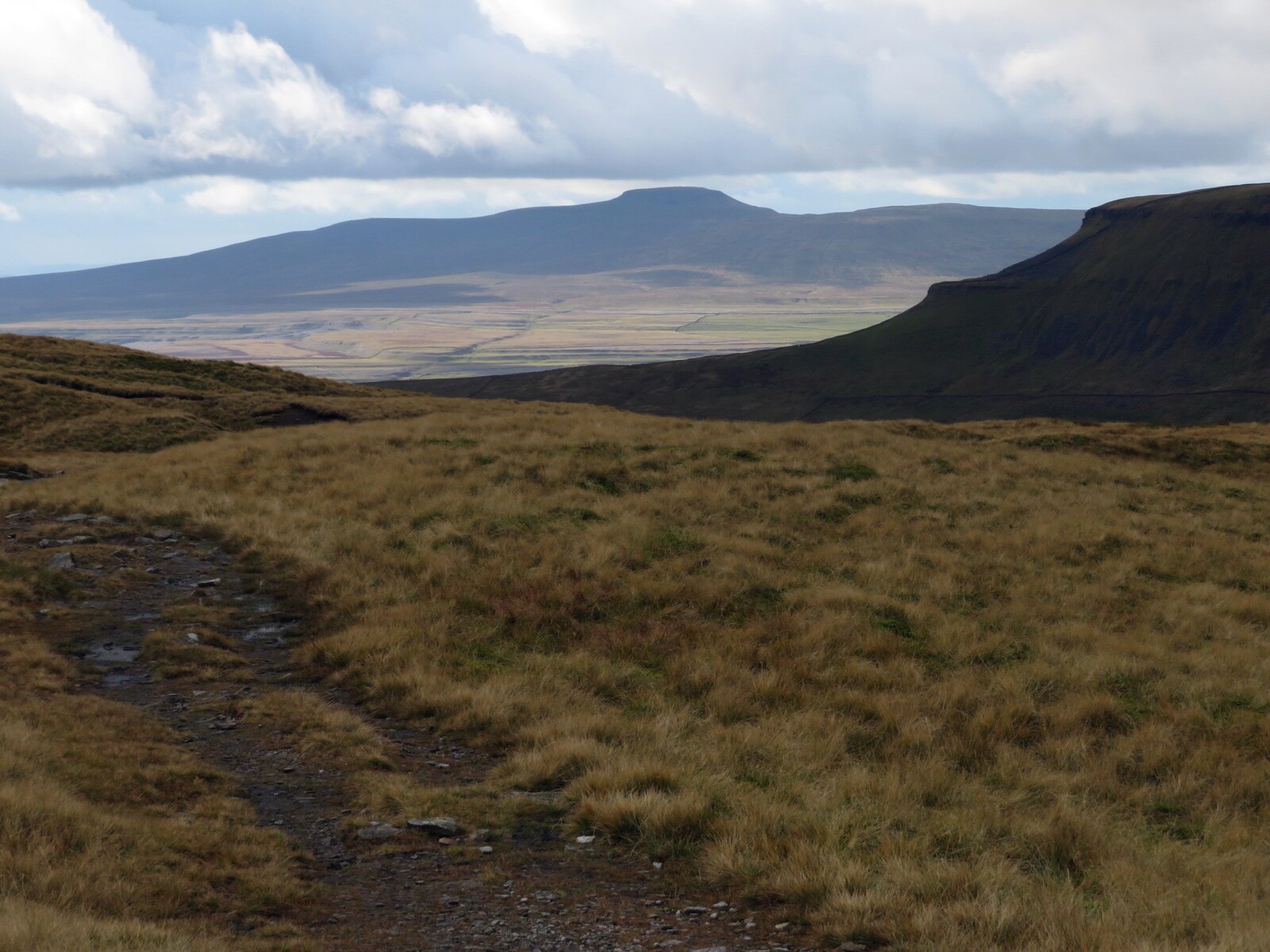 Pen-y-ghent and Ingleborough