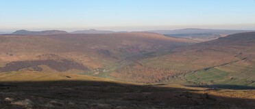    Pen-Y-Ghent, Ingleborough, Wernside.