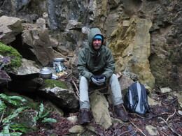 lunch at Great Douk cave