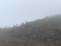 Joining main trail to Scafell