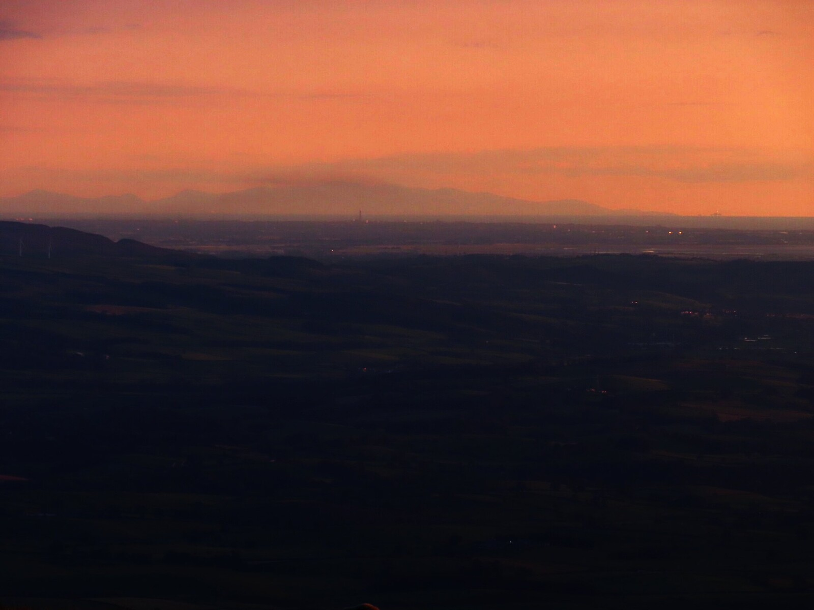 Blackpool tower and Snowdonia