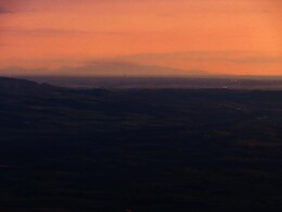 Blackpool tower and Snowdonia