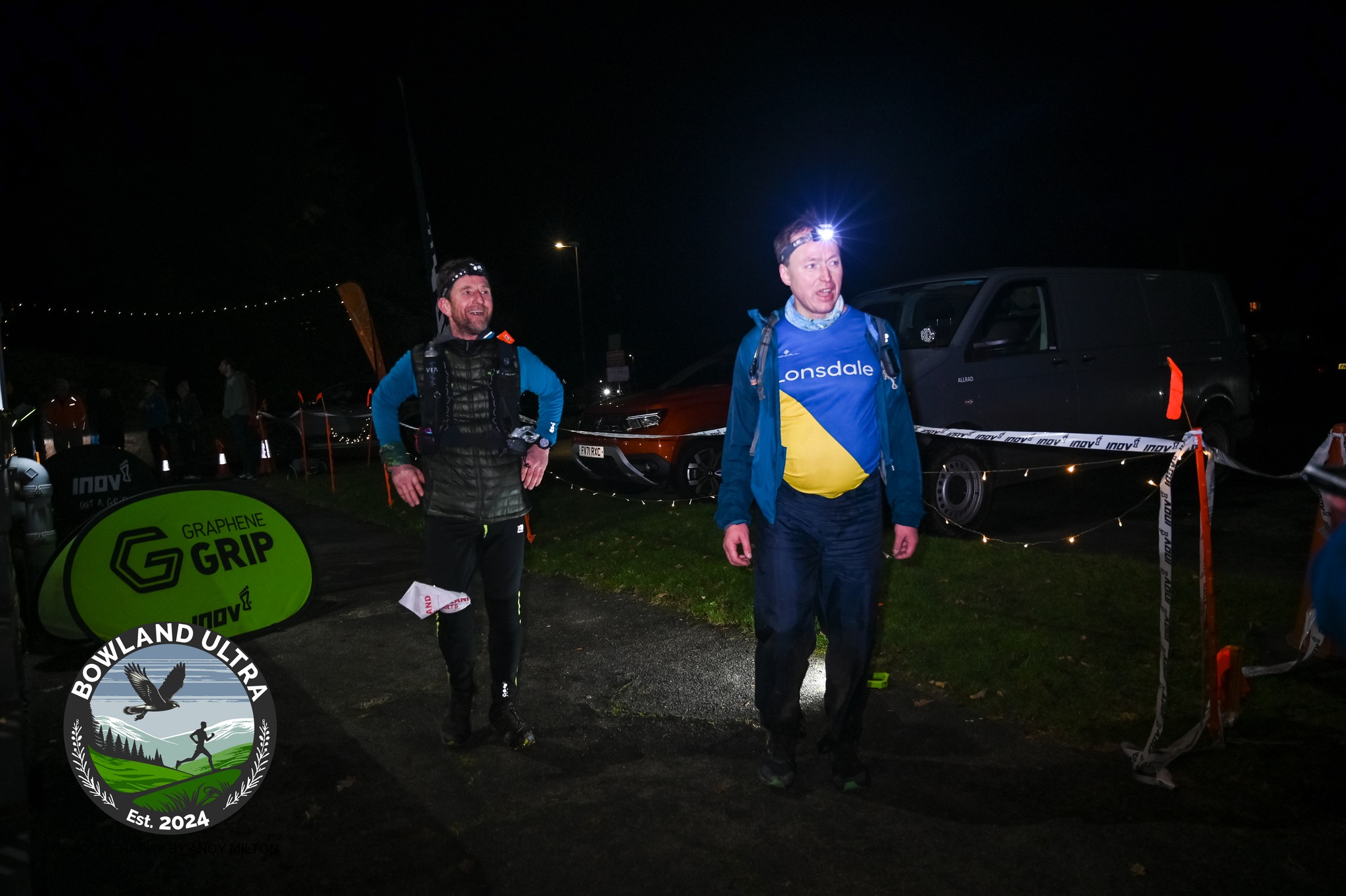 ! ( ) Finish! (photo from https://bowlandultra.co.uk/)