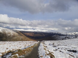 Old tramway above Honister pass